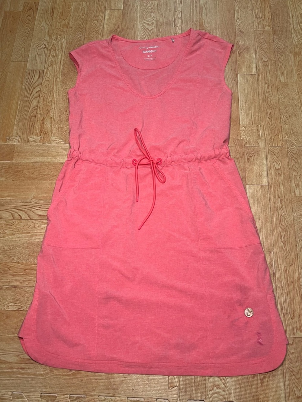 Tommy Bahama Coral Linen Blend Dress – Size Small | Beachy Resort Wear